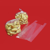 Obst- u. Kartoffeltragetasche gelocht transparent 2,5 kg